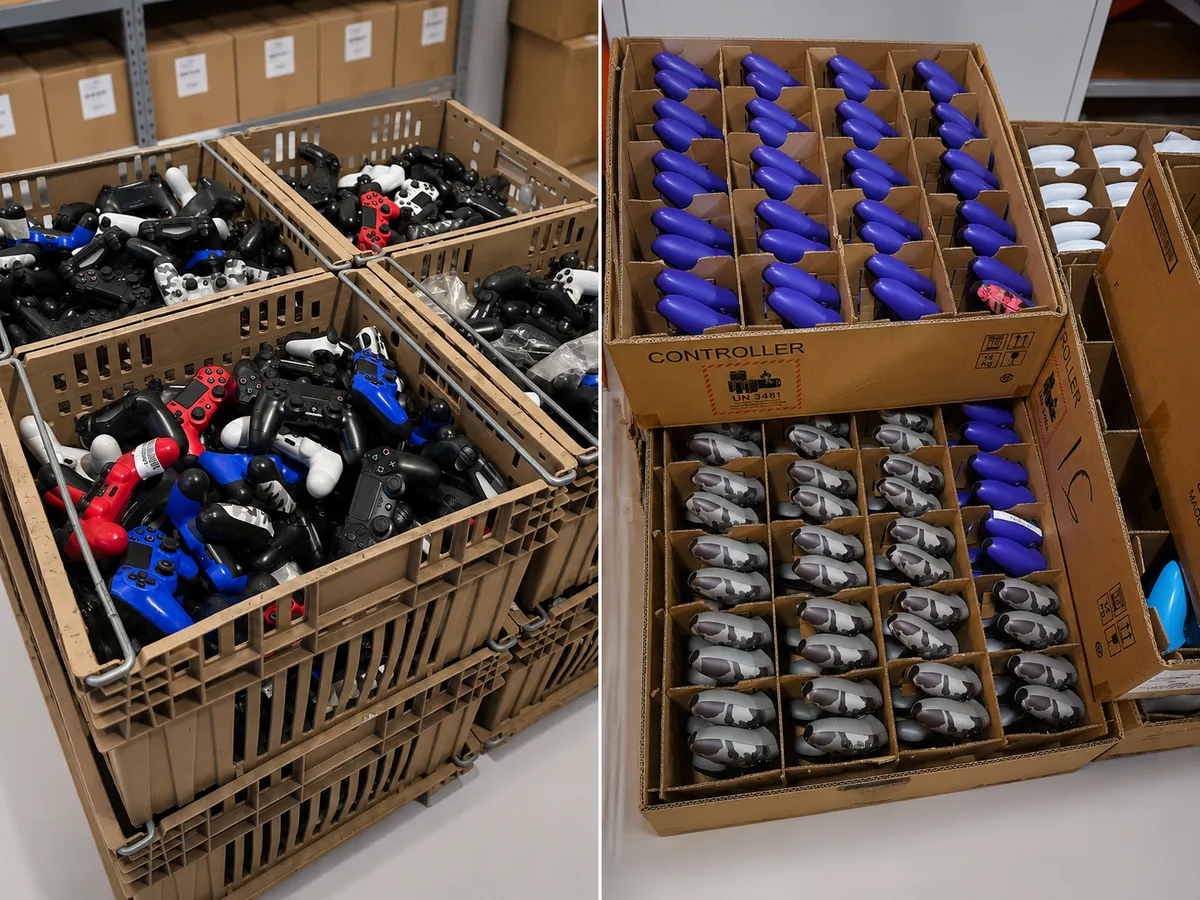 Gaming controllers and peripherals in bulk